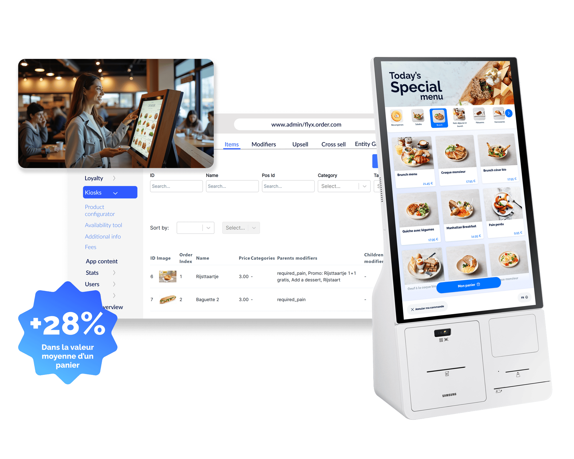 Self-ordering kiosk-1 Self-ordering kiosk-1
